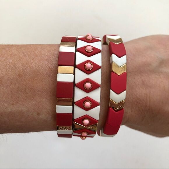 Cadyn and Charlie Nikki Stacks Bracelets Set of three - Picture 7 of 8